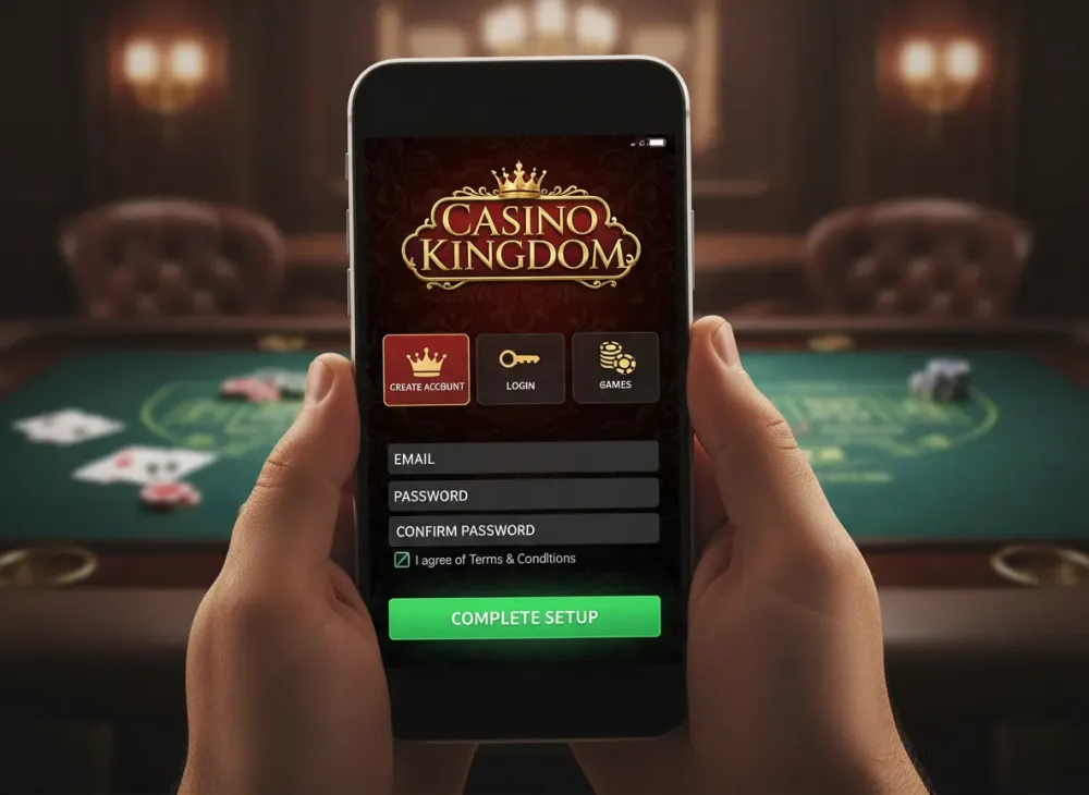 signup kingdom casino